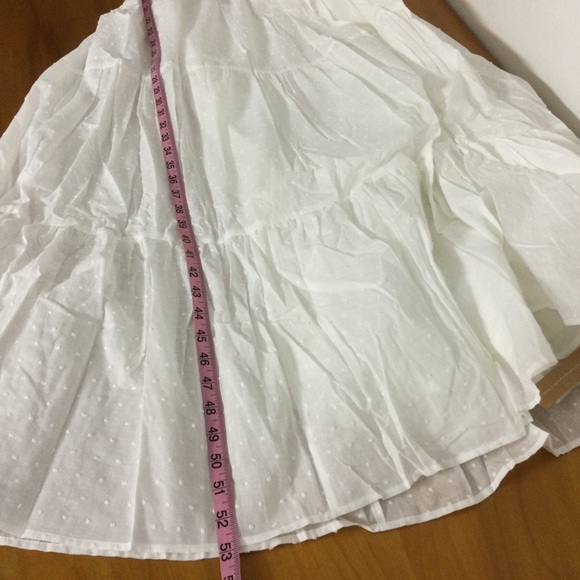 Reformation Hartford Dress Size L White Ruffle Tiered Open Back Cotton Cottage - Picture 10 of 12